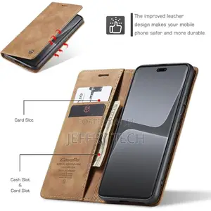 Wallet Case for Xiaomi 13 Lite (6,55") + [2 Pack] Tempered F