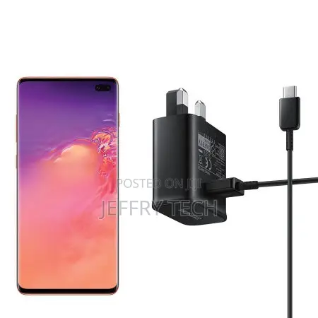 Galaxy S10 Plus Adaptive Fast Charger USB-C Cable