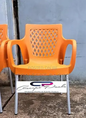 Orange Restaurant Plastic Chairs.