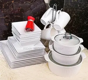 31 PCS Square Dinner Sets* 
*~6 Plates