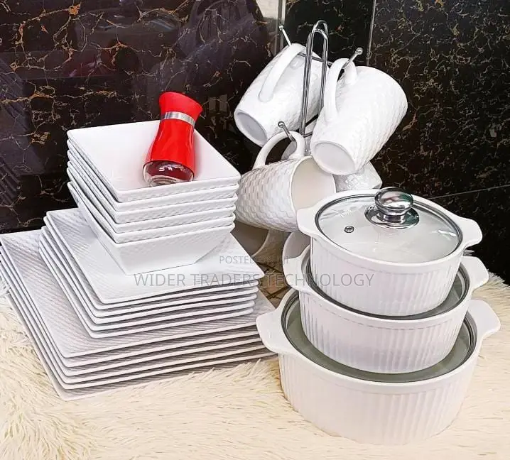 31 PCS Square Dinner Sets* 
*~6 Plates