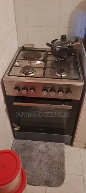 Haier 60x60 Stainless 3+1 Cooker,Used 4months