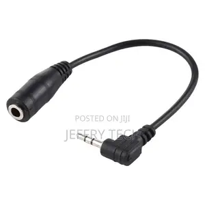 3.5mm Female to 2.5mm Male Headphone Adapter Cable Connector