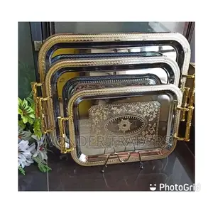 3 PCS Classy Trays Stainless Steel