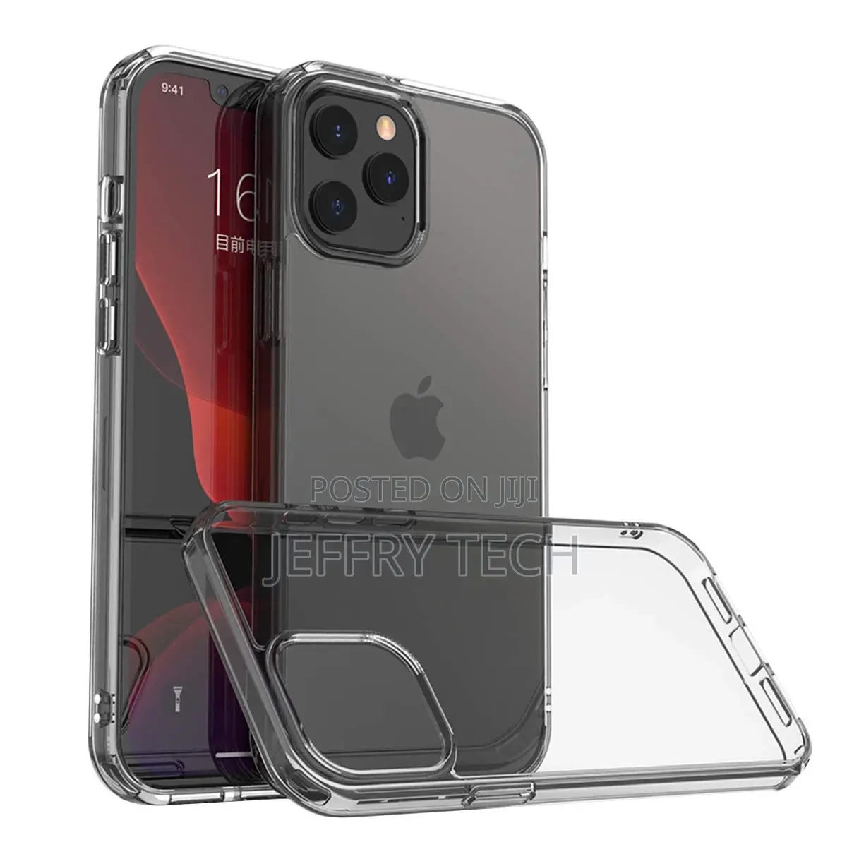 4 Side Full Transparen Back Cover Case for Apple iPhone 12