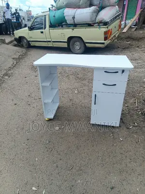 Manicure Table, With Shelves and Drawers .