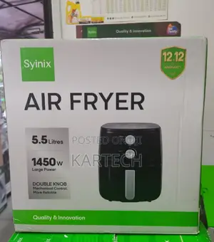 5.5 LTRS Syinix Air Fryer
