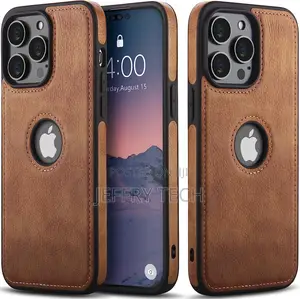 Luxury Leather Business Phone Case for iPhone 14 Pro Max Ant