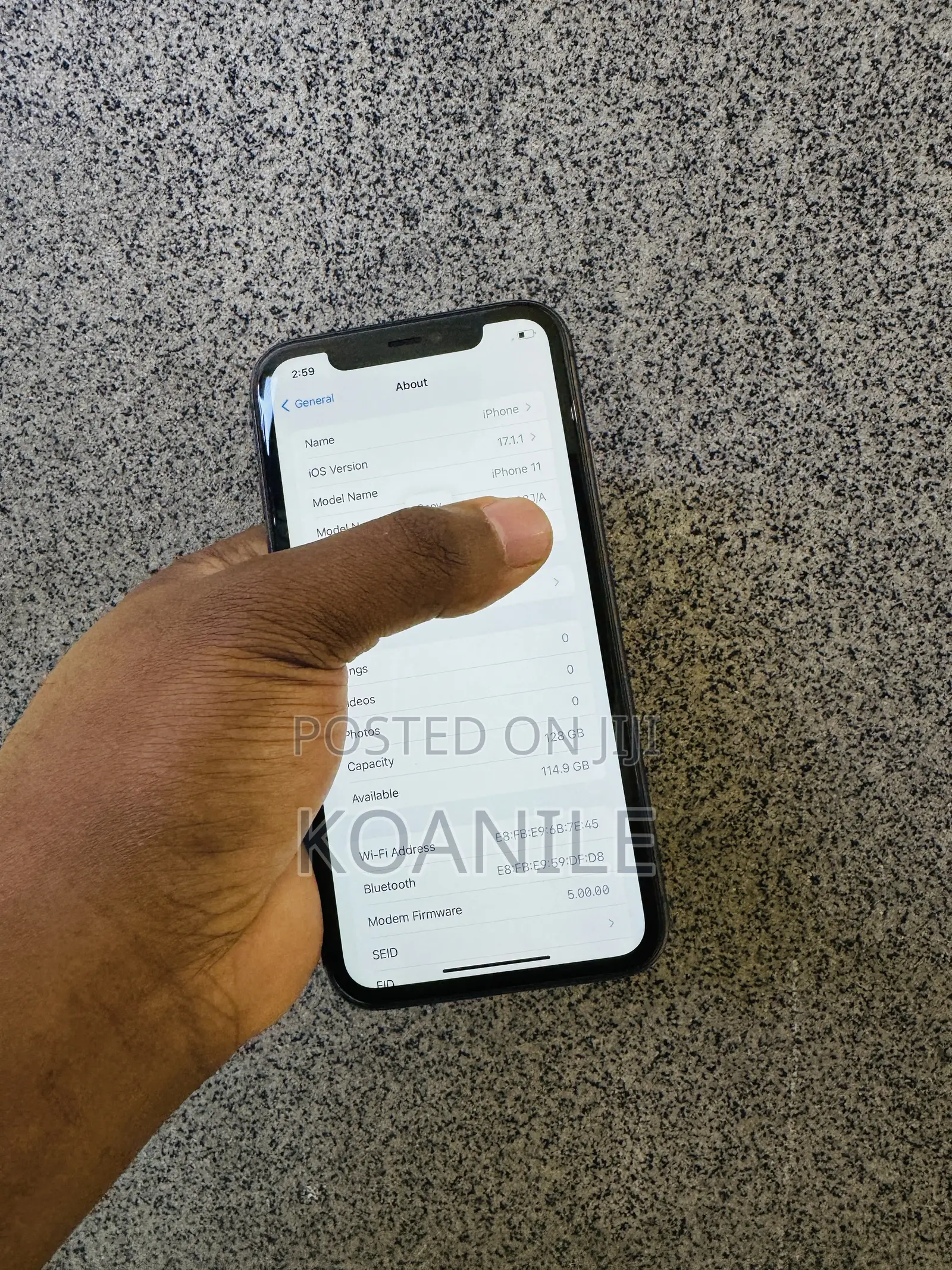 Apple iPhone 11 128 GB Black