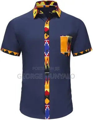 Men Official Shirts, Ankara Shirts