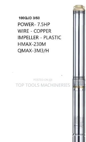 Premier Submersible Pump 3phase Three 7.5hp 230m