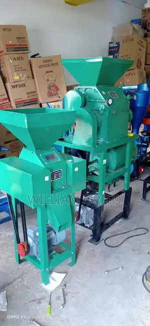 Combine Maize Huller Machine With Poshomill