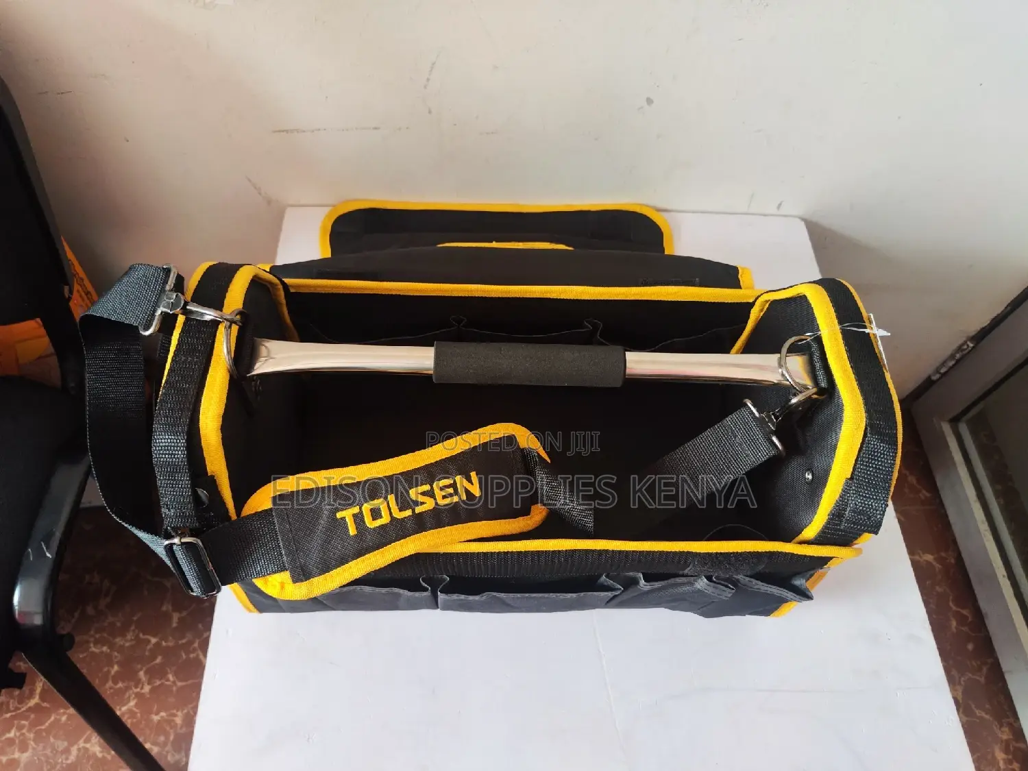 Tool Bag Tolsen Tool Box Rigid Frame Tool Box 17" Storage