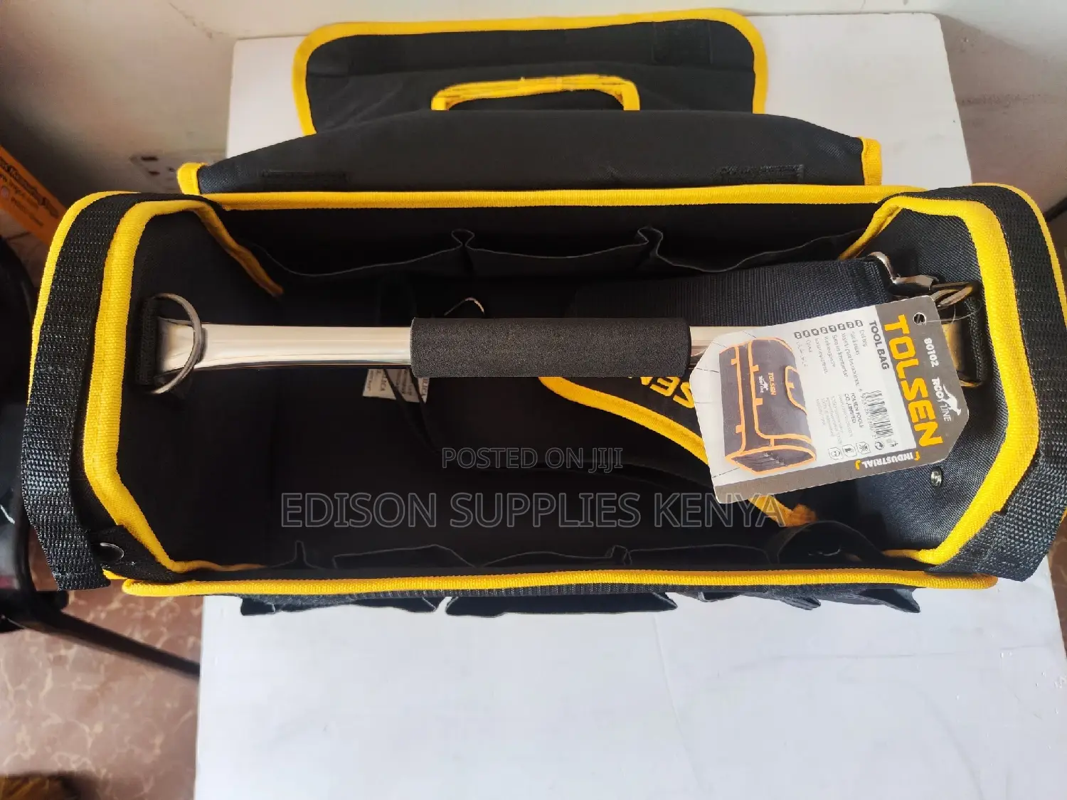 Tool Bag Tolsen Tool Box Rigid Frame Tool Box 17" Storage