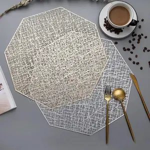 6pc Non-Woven Round Table Mats
