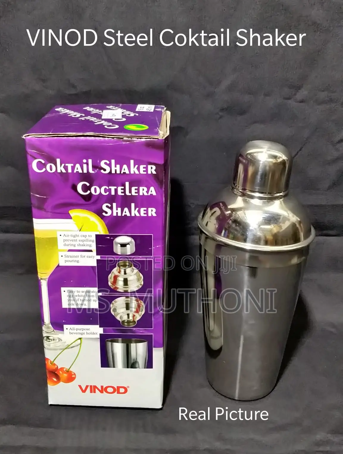 Vinod Stainless Steel Coktail Shaker