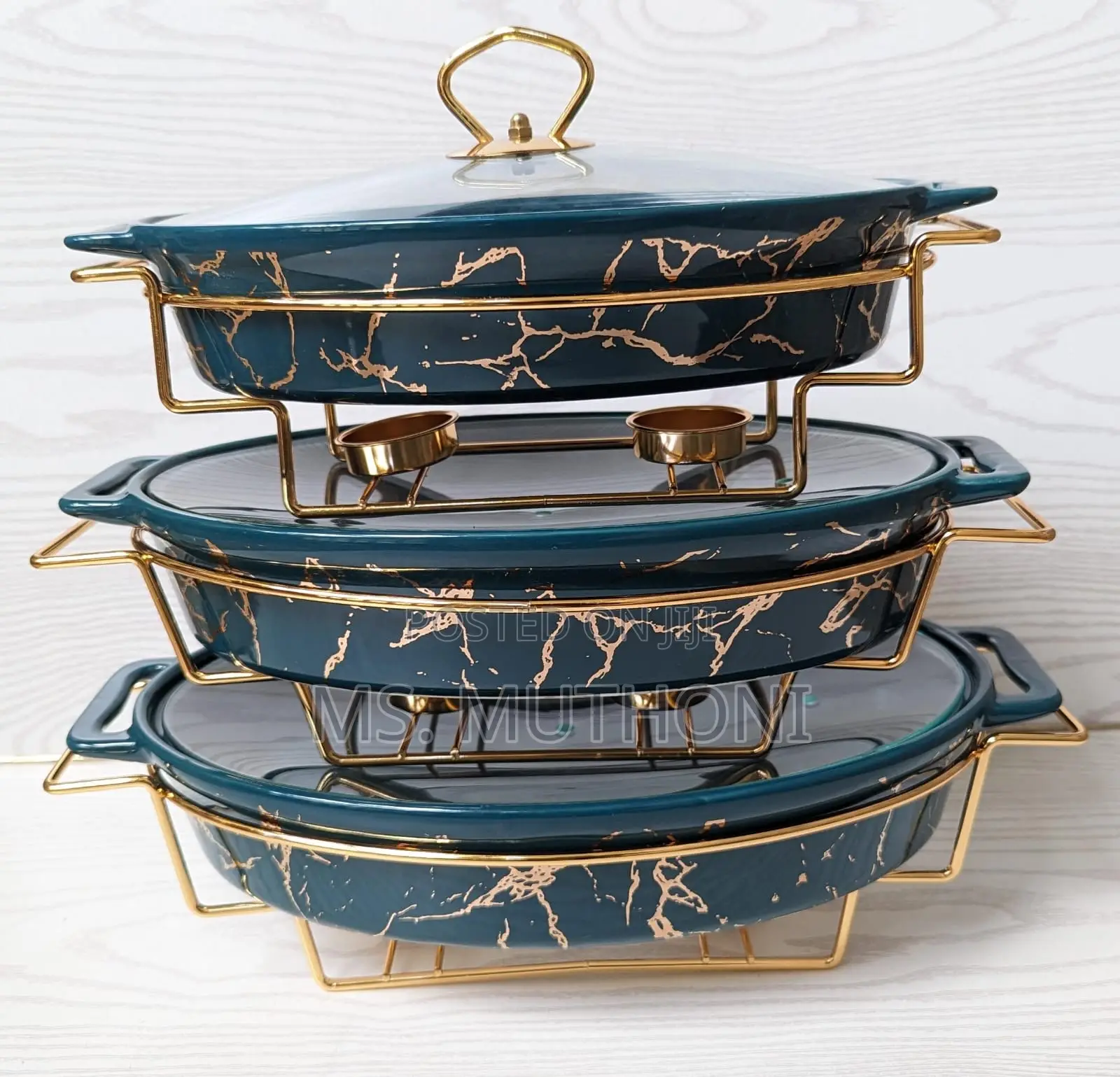 *3pcs Ceramic Food Warmers Now Available