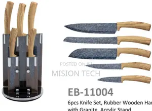 Quality Set of Knives With Stand Edenberg