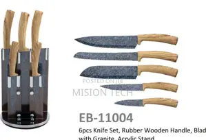 Brand New Set of Knives With Stand Edenberg