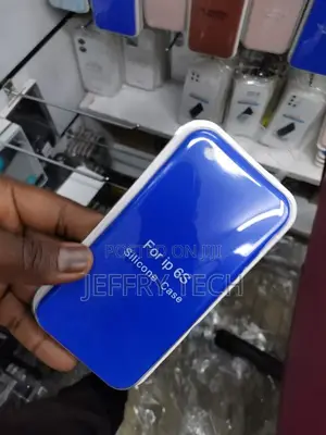 Solid Deep Silicone Blue Color iPhone 6s Case
