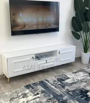 White Golden Tv Stand (6ft)