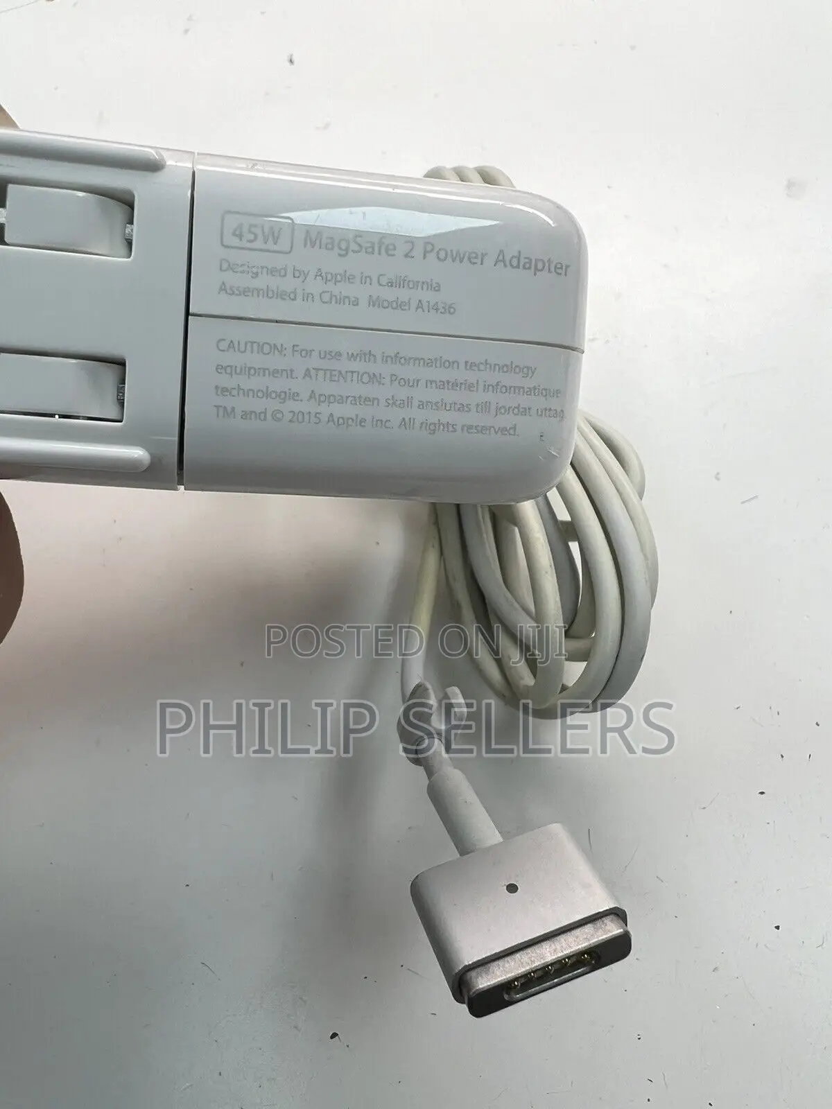 Apple 45W Magsafe 2 Power Adapter for Macbook Air