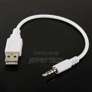 USB to 3.5mm Jack Data Sync Charge Cable for iPod Shuffle