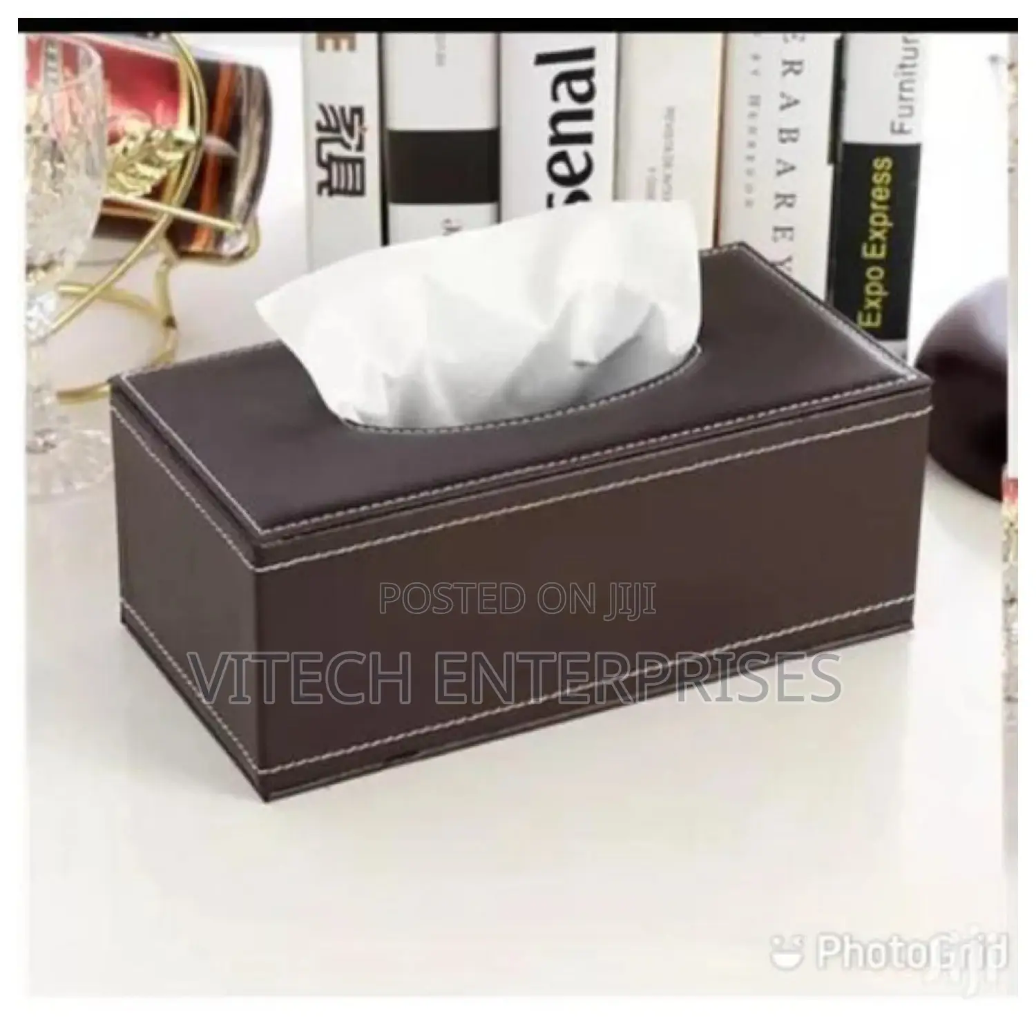 Leather Tissue Box