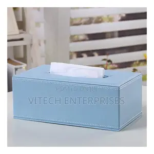 Leather Tissue Box Cover