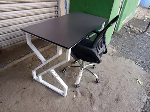 Office Table With Metallic Stands 1200mm