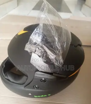Black Motorbike Helmet