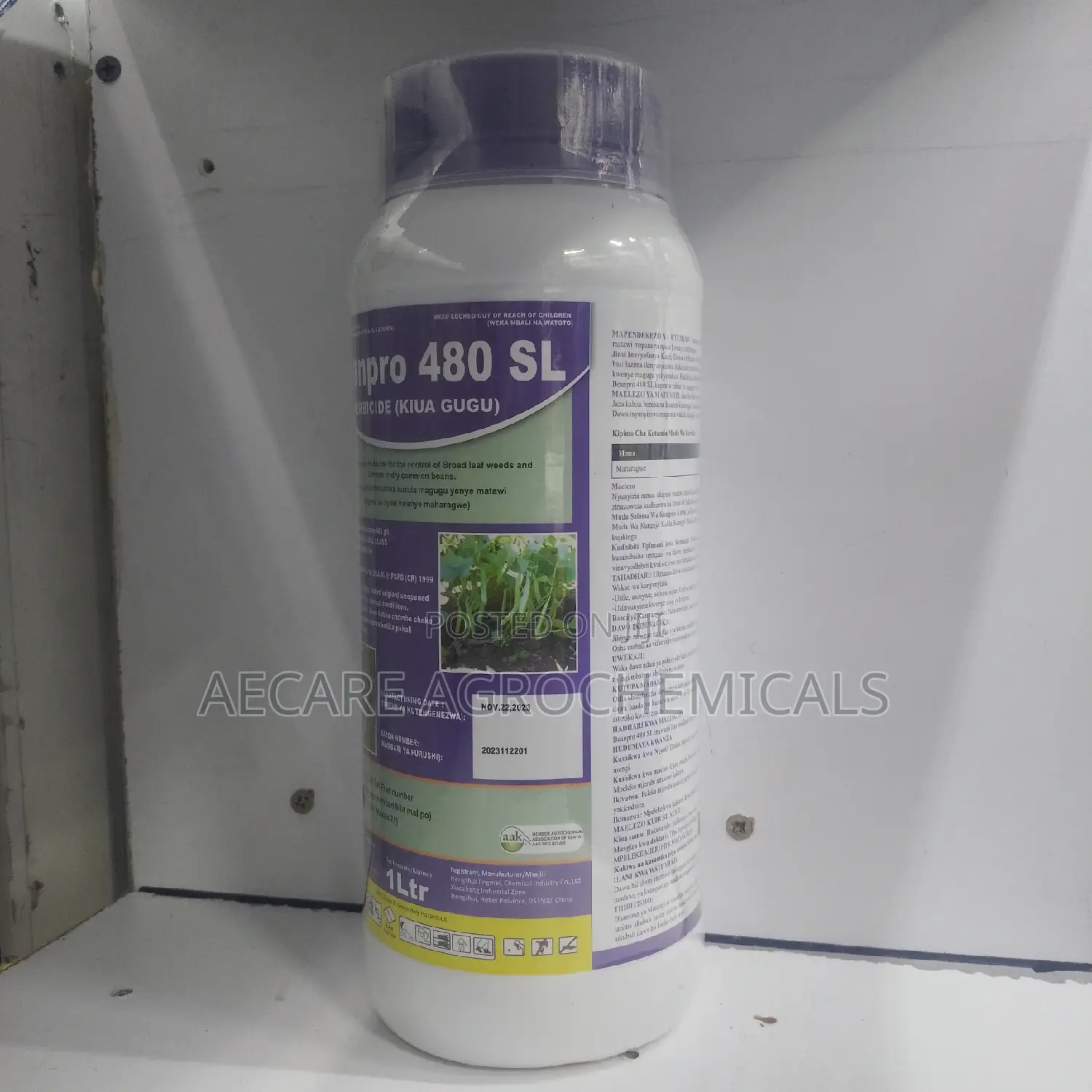Beanpro Herbicide 1litre for Beans Only