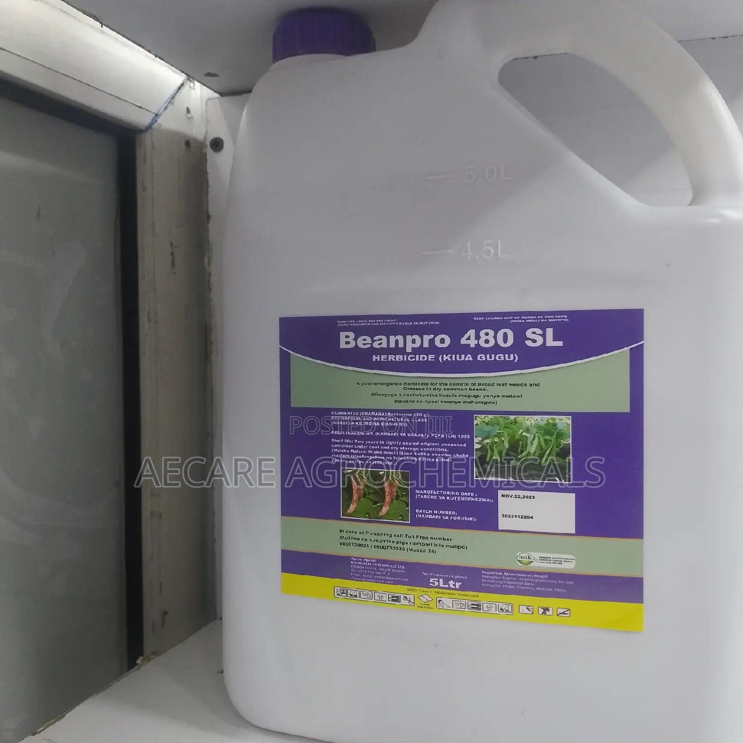 Beanpro 480sl Selective Herbicide 5 Litres