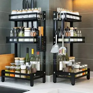 New 3layer Kitchen Spice Storage Rack