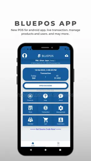 Android Mobile Point of Sale (POS) With Admin Backend API