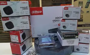 4 Cameras Set 4 Cameras CCTV Full Kit 4 Channels Dahua CCTV