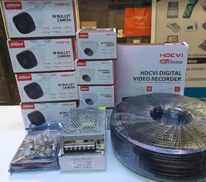 4 CCTV Set Dahua 4 Channel HD DVR Kit With 4 CCTV Cameras