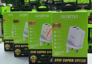 Oraimo Powergan 25 U100D 25W Super Speed Charger