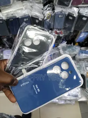 Silicone Case Compatible With Infinix Hot 40i - Blue