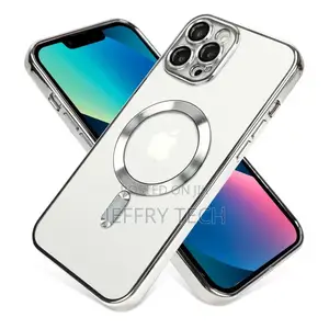 Case for iPhone 12 Pro Max Magnetic - Magsafe -Silver Edge