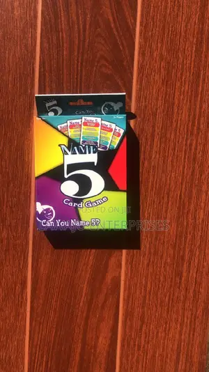 Can You Name 5? Card Game