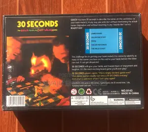 Fast Talking 30 Seconds Game