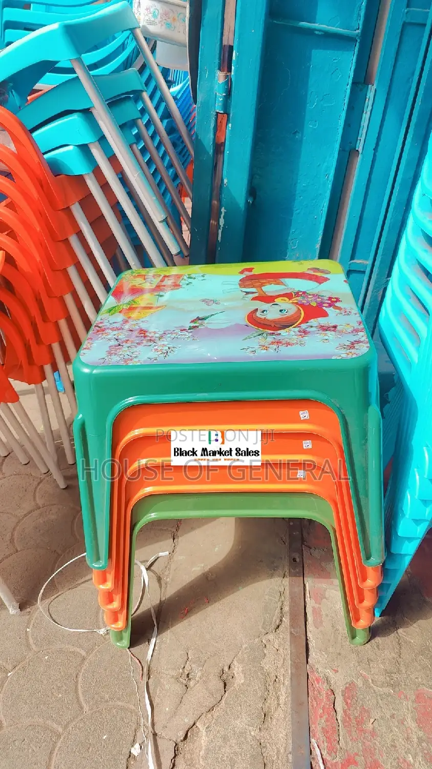 Kids Themed Plastic Tables