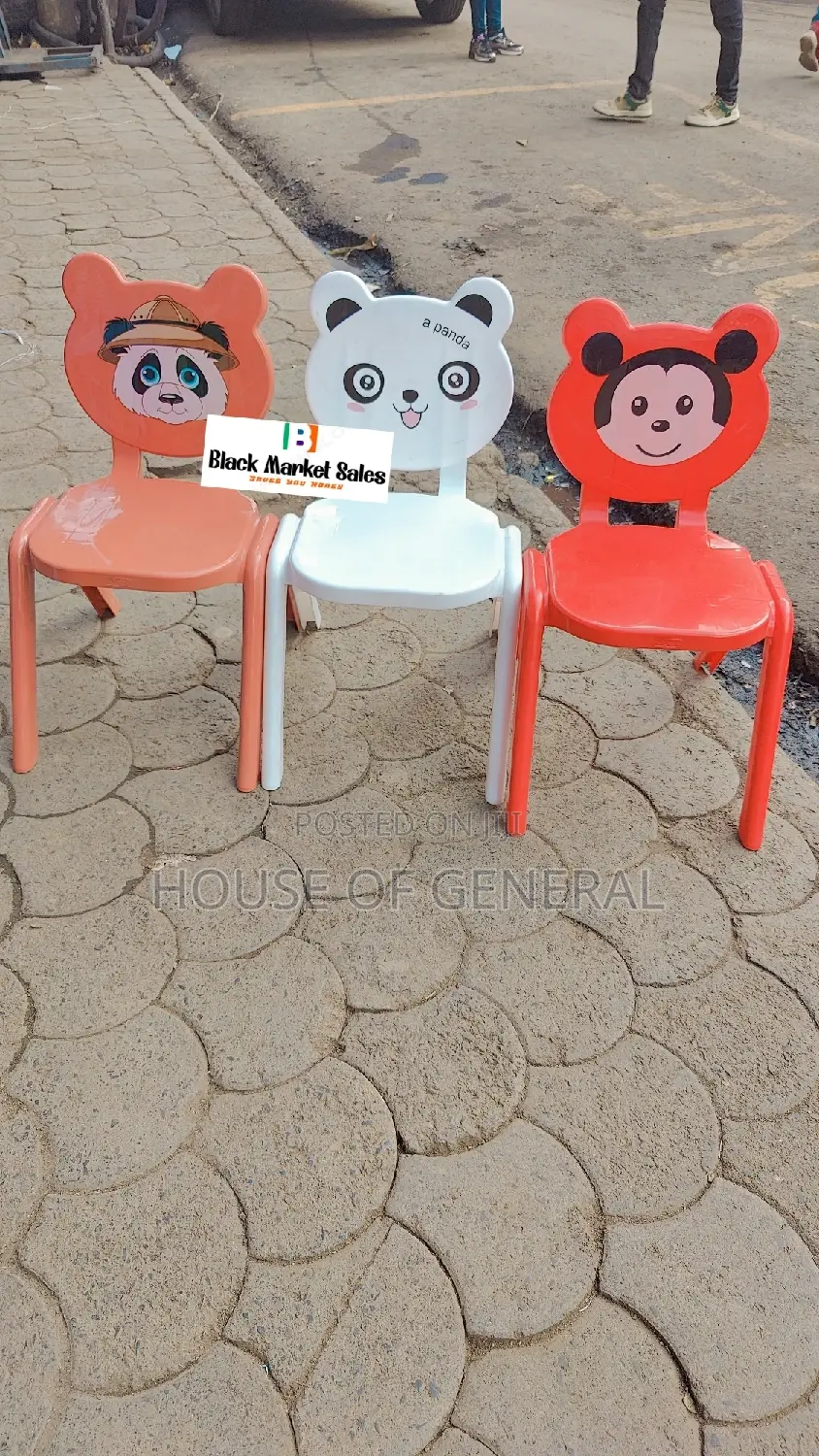 Assorted Kids Plastic Chairs