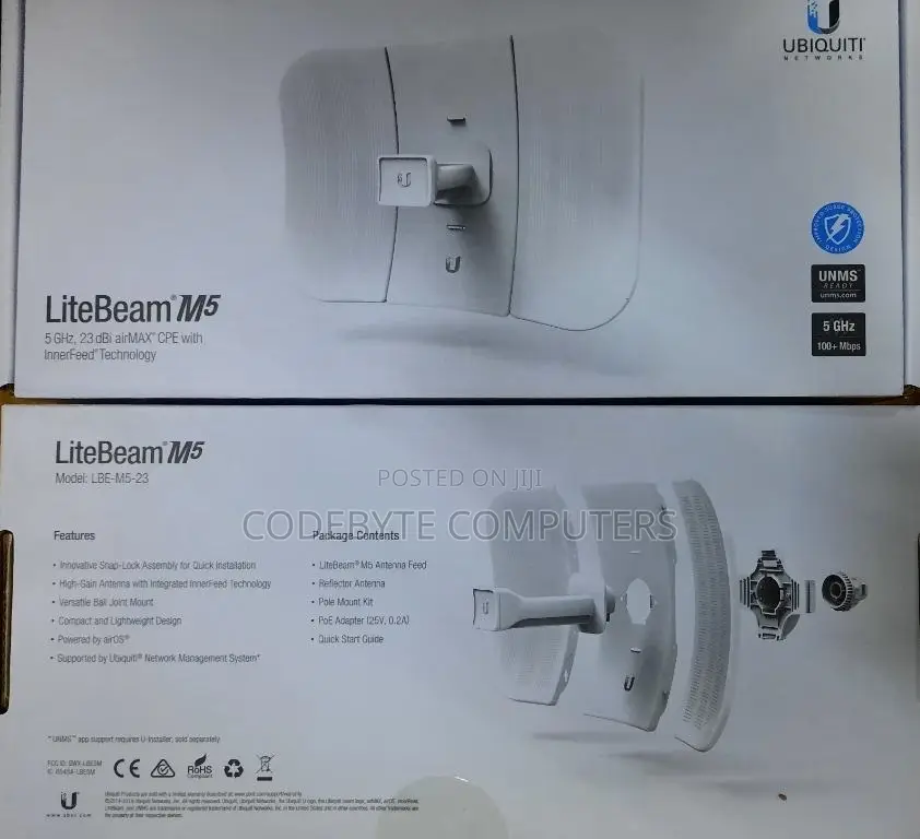 Ubiquity Litebeam M5 23dbi - Lbe-M5-23