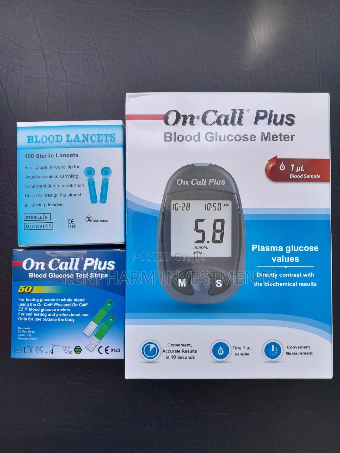 Glucometer Machine With Strips and Prickers