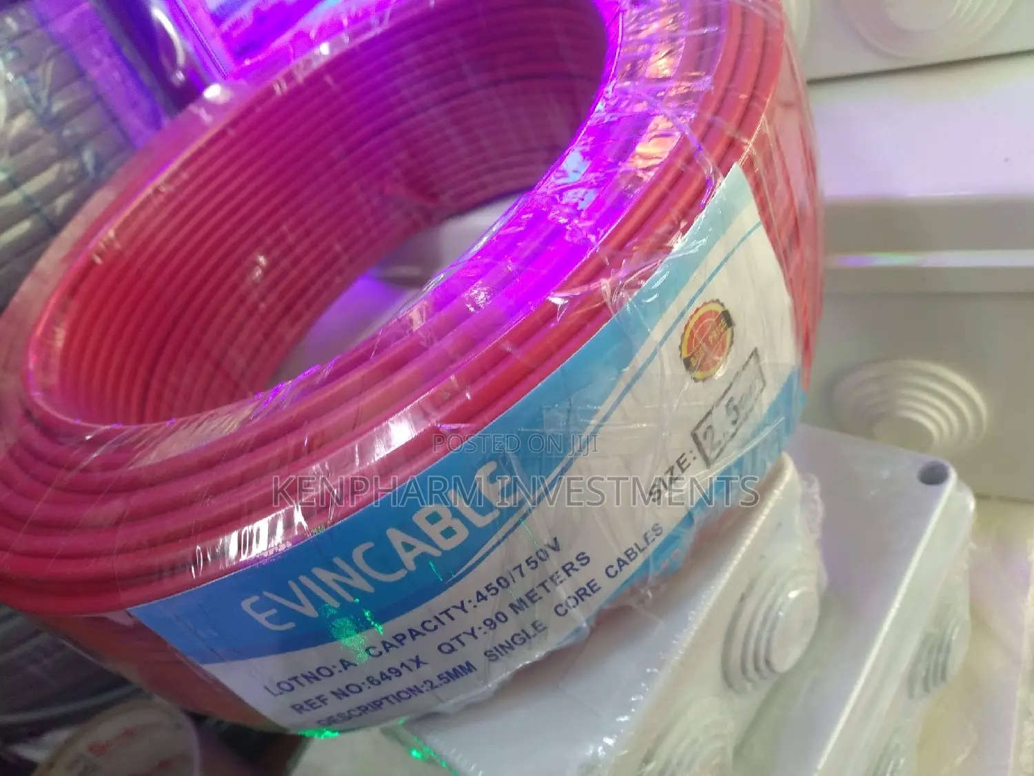 2.5mm Single Cable Evincable