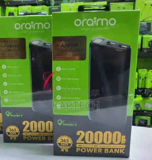 Oraimo Traveler 4 Power Bank 20,000mah P204D