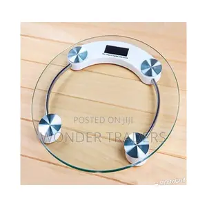 Digital Personal Bathroom Scale (Round-Shap)