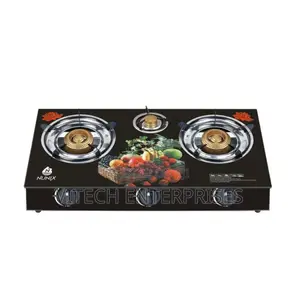 Nunix Glass Stove Double Burner Tempered Glass